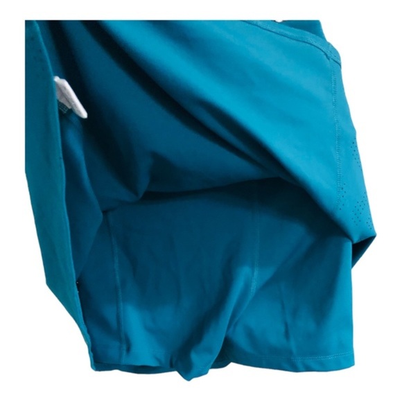 Sincerely Jules teal tennis golf active mesh‎ skort size large new - Picture 2 of 14
